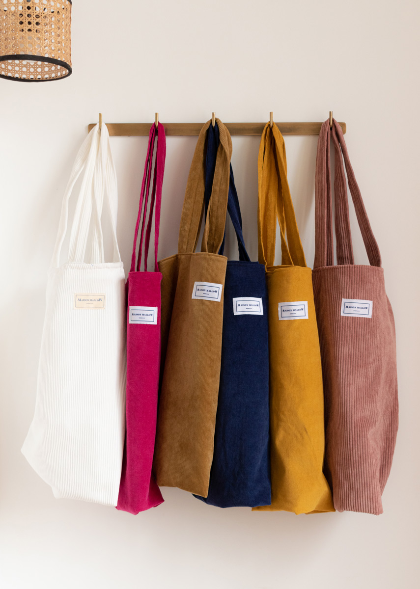 Sac Bandoulière Velours Côtelé | Sangle Réglable, Fermeture éclair | Dimensions ~26.5x8x22 Cm | Parfait Travail, Voyage, Shopping – Homme/Femme