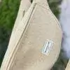 Le sac banane en lin écru