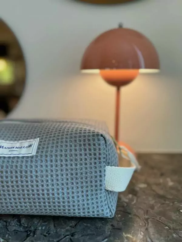 trousse de toilette XXL grise