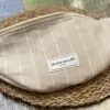 sac banane écru rayé