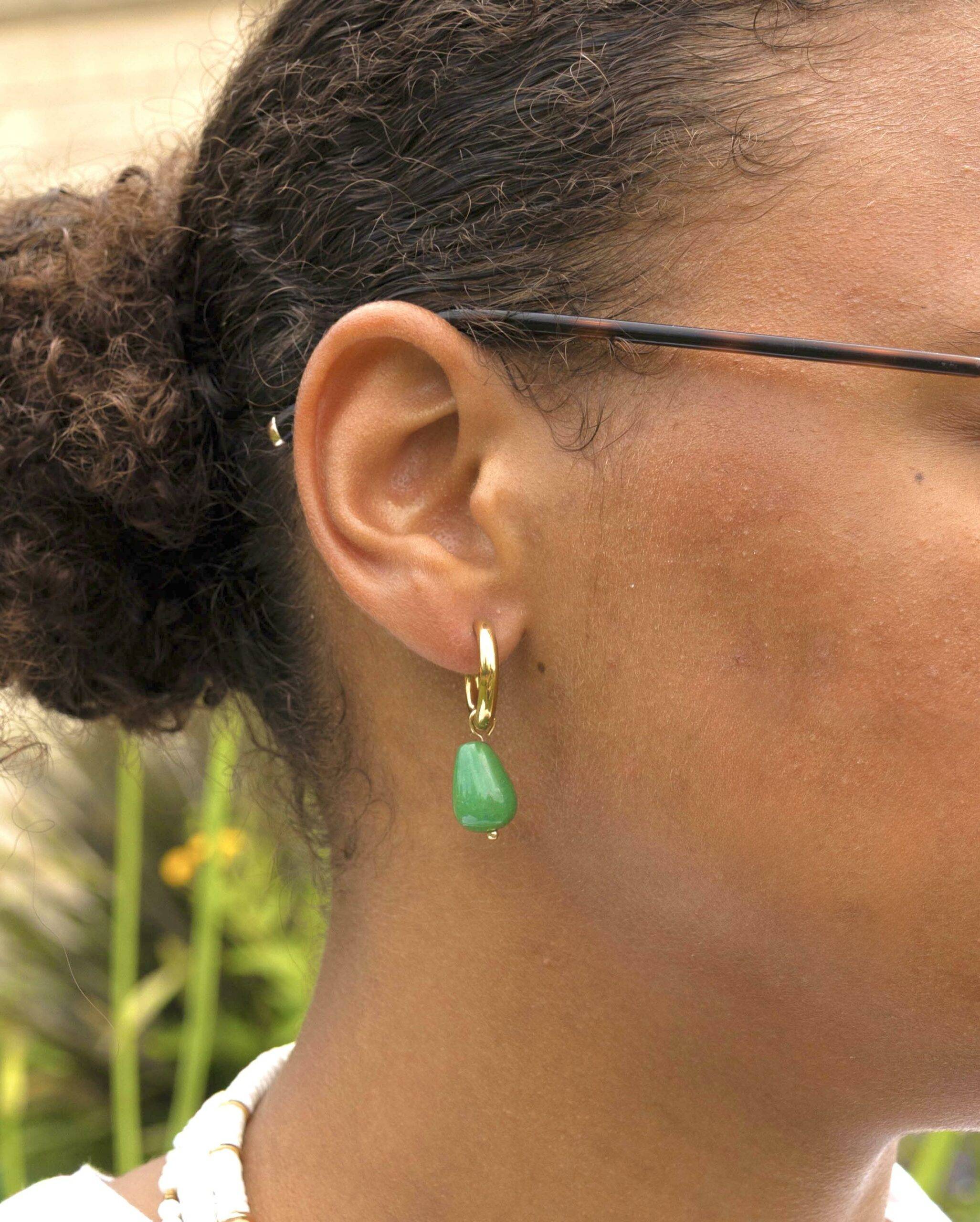 Boucles d'oreilles Ophélie Aventurine