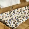 intérieur du grand sac cabas en velours camel mordoré