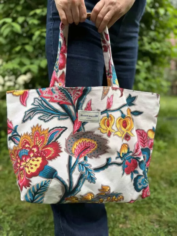 Sac Cabas Fleurs Médium