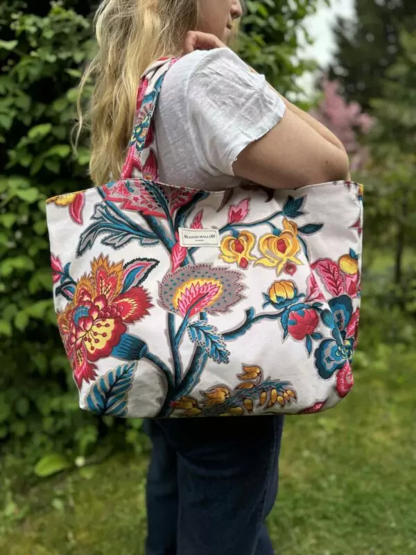 Sac Cabas Fleurs Médium