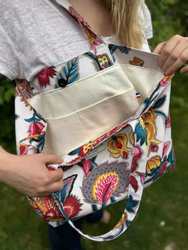 Sac Cabas Fleurs Médium