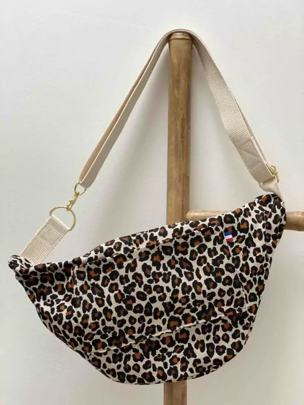 Sac banane léopard