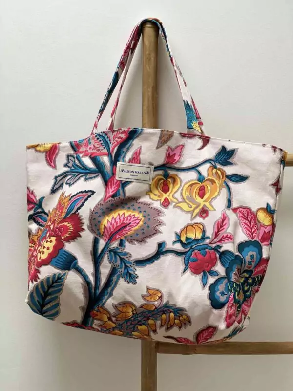 Sac Cabas Fleurs Médium