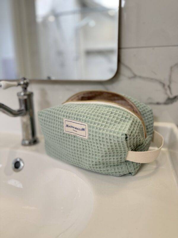 Trousse de toilette XL vert d'eau