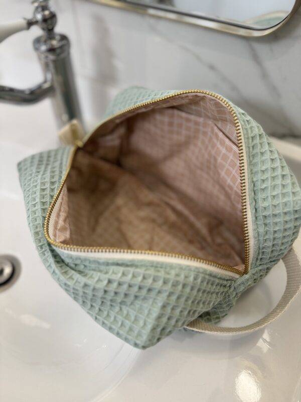 Intérieur de la Trousse de toilette XL vert d'eau