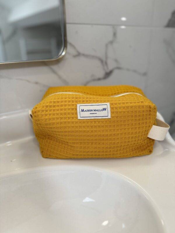 Trousse de toilette XL jaune curry