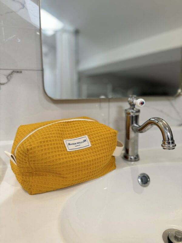 Trousse de toilette XL jaune curry