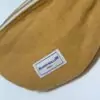 sac banane en lin jaune moutarde