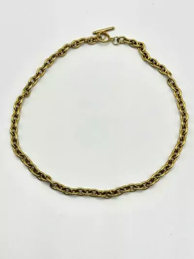 collier chaîne forçat dorée