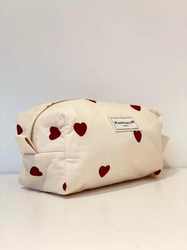 Trousse de toilette coeur