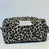 Trousse de toilette léopard vert kaki
