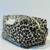 Trousse de toilette léopard vert kaki