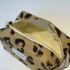 Trousse de toilette léopard camel