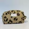 Trousse de toilette léopard camel