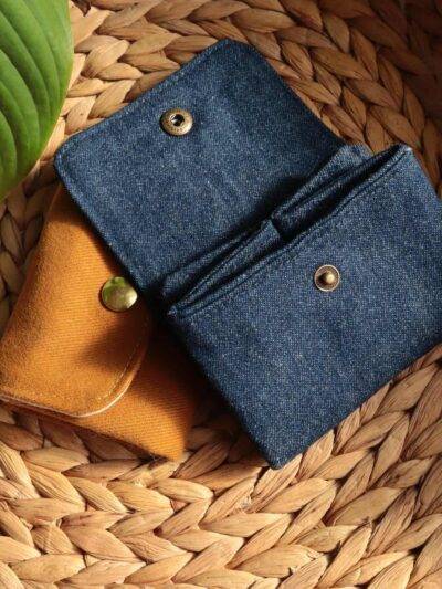 Mini Portefeuille en jean Maison Mallow