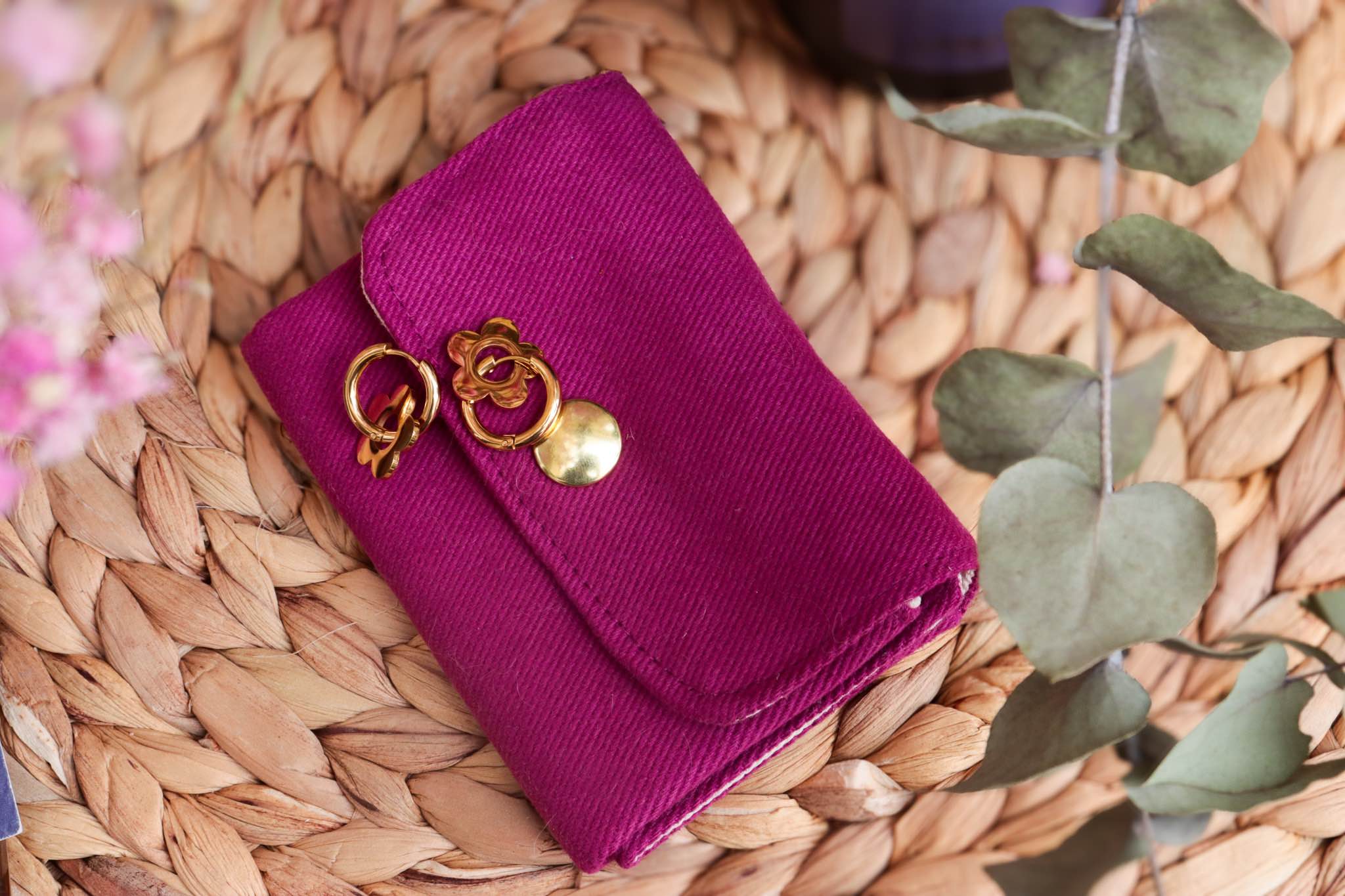 Mini Portefeuille rose fuschia Maison Mallow