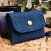 Mini Portefeuille en jean Maison Mallow