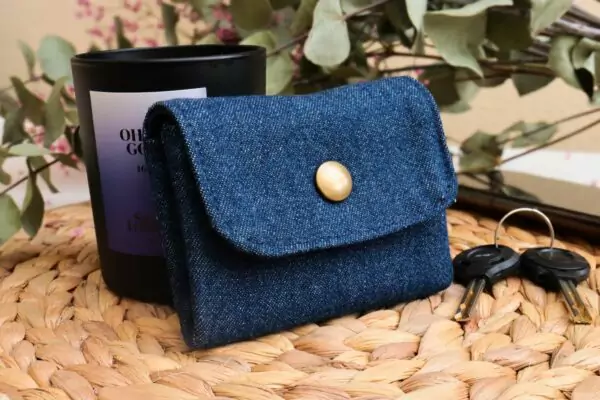 Mini Portefeuille en jean Maison Mallow