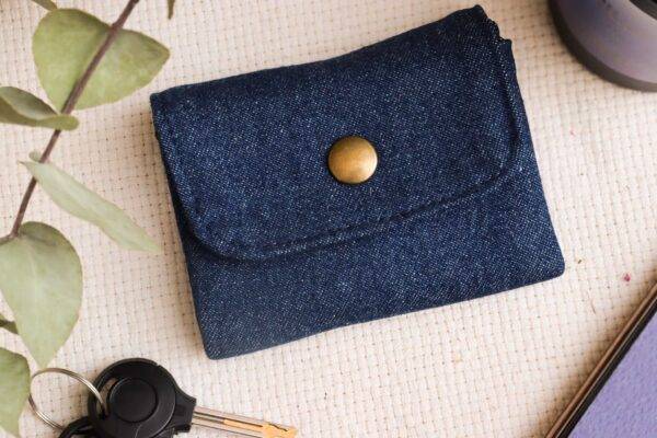 Mini Portefeuille en jean Maison Mallow