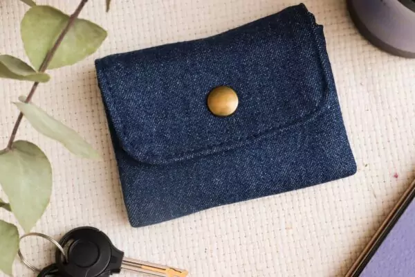 Mini Portefeuille en jean Maison Mallow