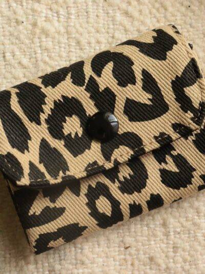 Mini Porfeuille beige et noir