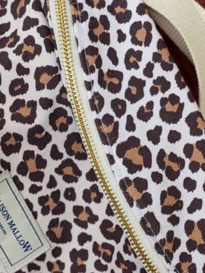 Sac banane léopard clair