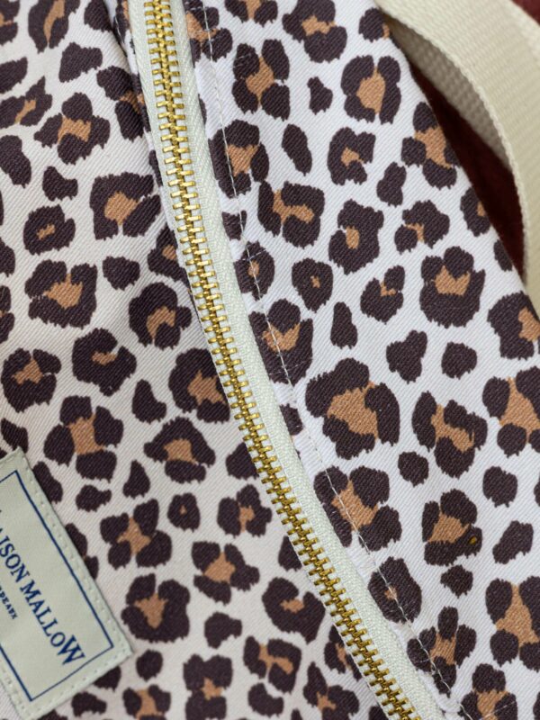 Sac banane léopard clair