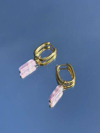 Boucle d'oreilles Alicia améthyste