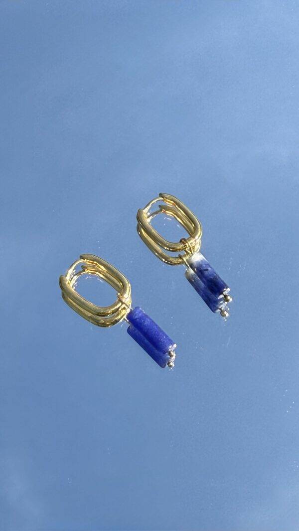 Boucle d'oreilles Alicia sodalite bleu