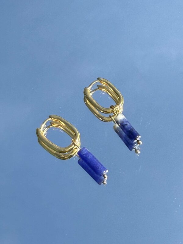 Boucle d'oreilles Alicia sodalite bleu
