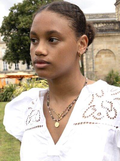Boucles d'oreilles Margot aventurine