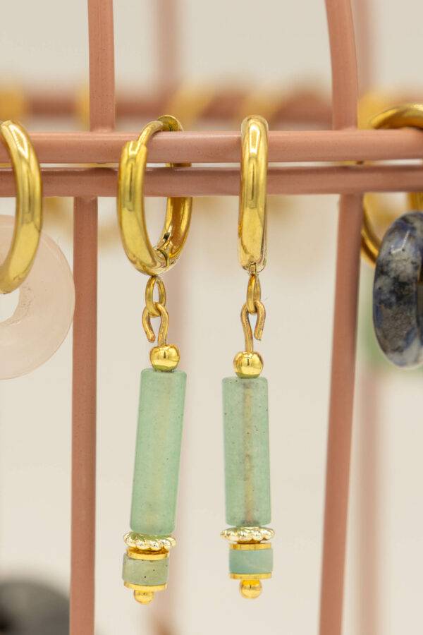 Boucles d'oreilles Margot aventurine