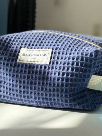 Trousse de toilette XXL bleu indigo