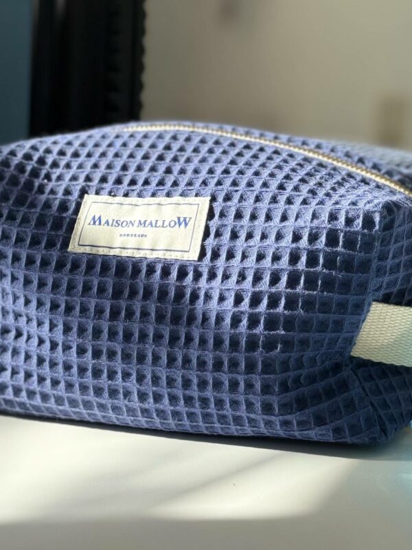 Trousse de toilette XXL bleu indigo