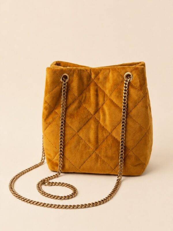 Sac seau Margot Jaune Moutarde