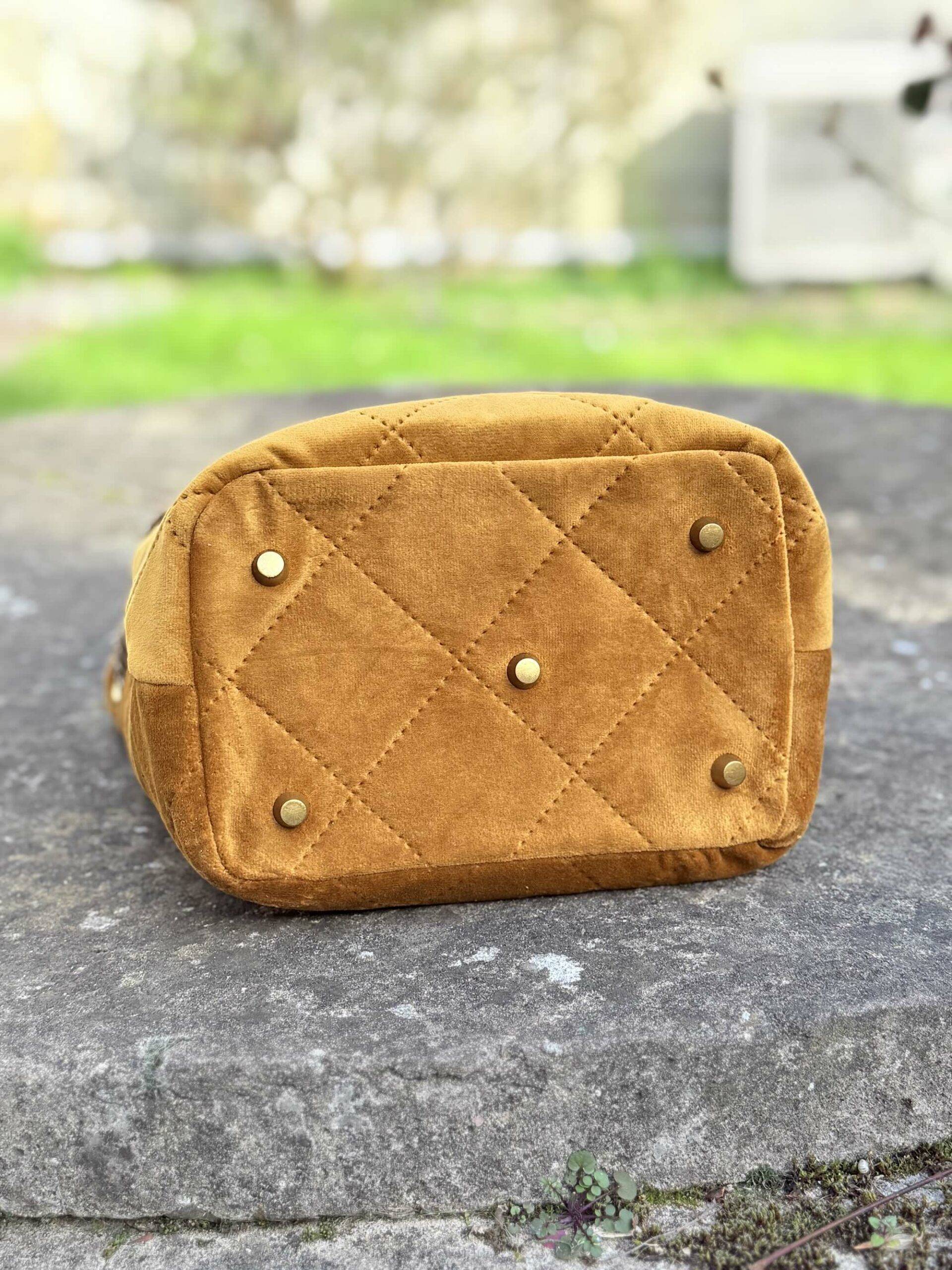 Sac seau Margot jaune moutarde